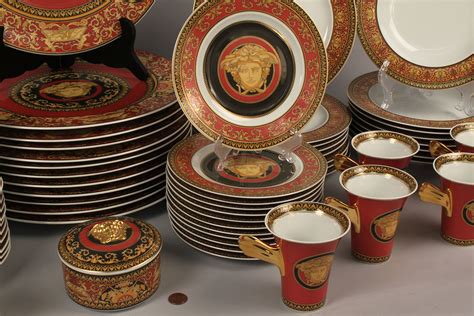 versace rosenthal plate medusa|Versace dinnerware set costco.